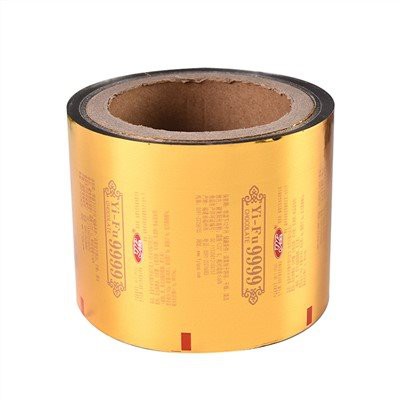 Rouleau de film stratifié de papier d'aluminium